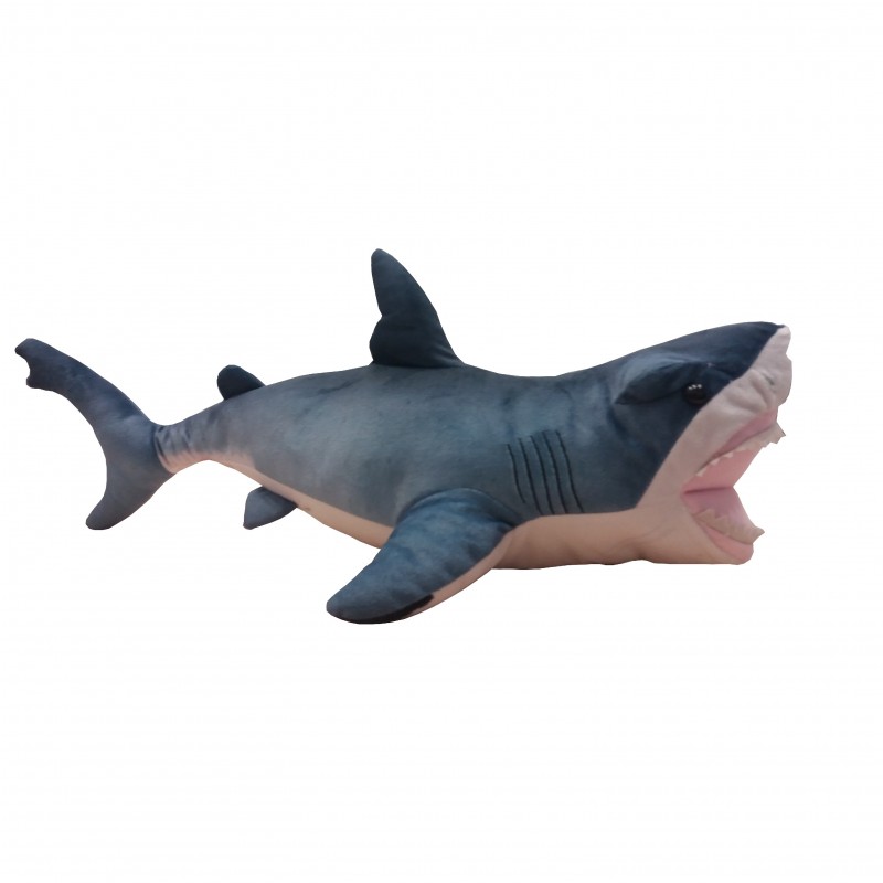 Peluche Tiburón Blanco 65 cm