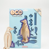 Puzle Eco 3D Pingüino