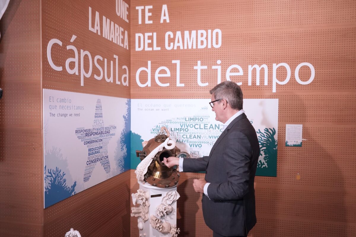 Una cápsula del tiempo con más de mil mensajes medioambientales se