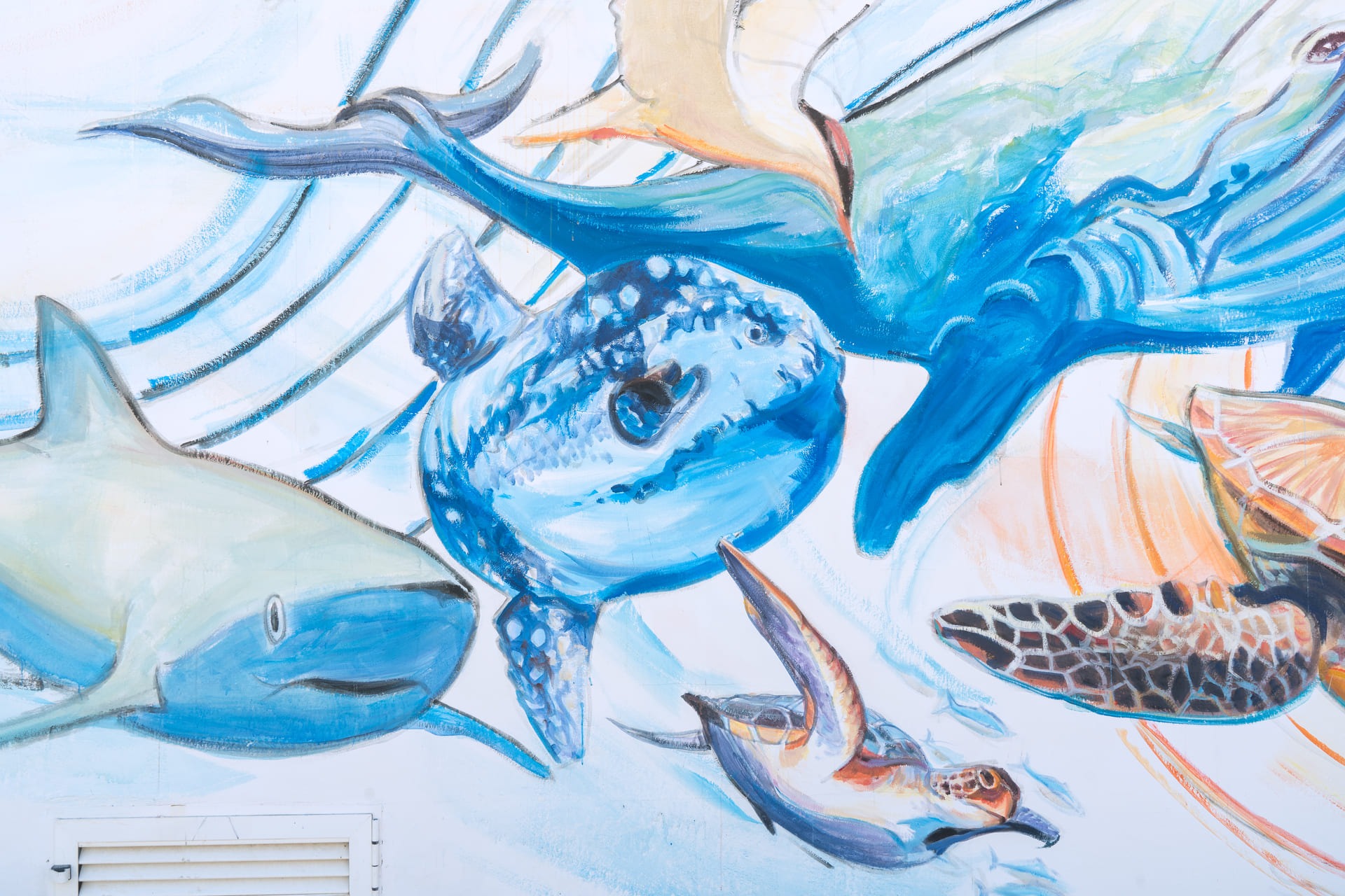 Mural EL SONIDO DEL MAR (LUIS LONJEDO)