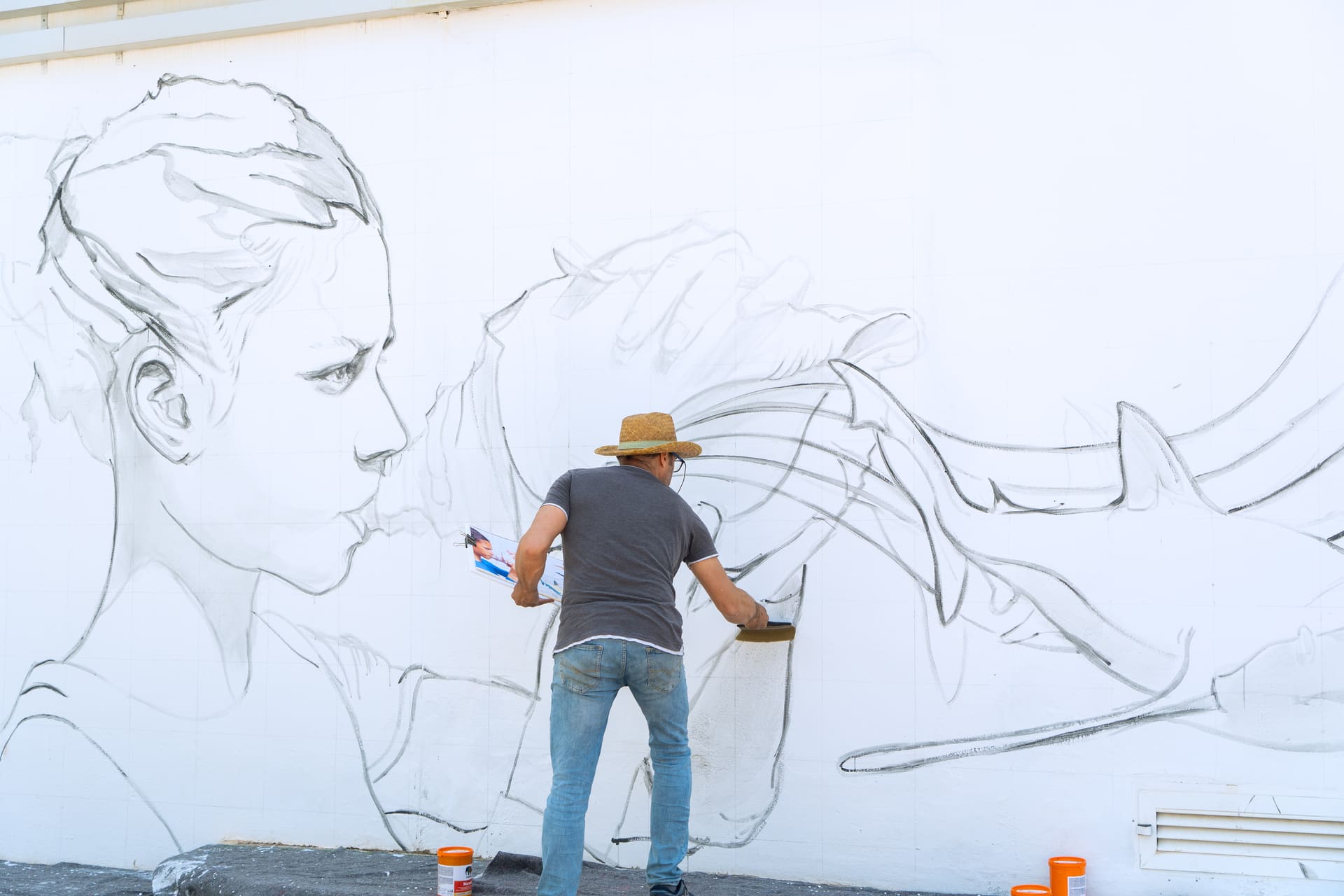 Mural EL SONIDO DEL MAR (LUIS LONJEDO)