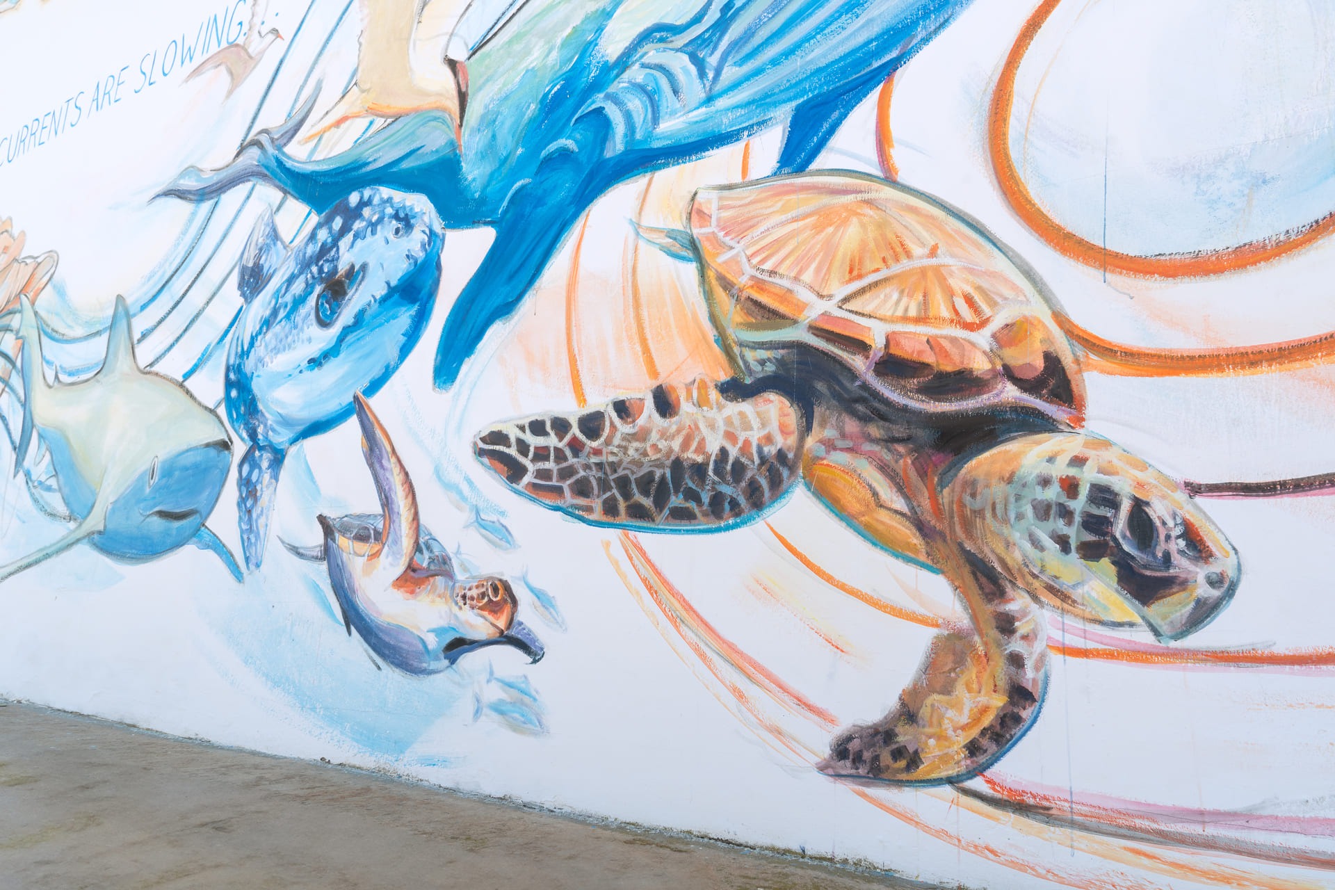 Mural EL SONIDO DEL MAR (LUIS LONJEDO)
